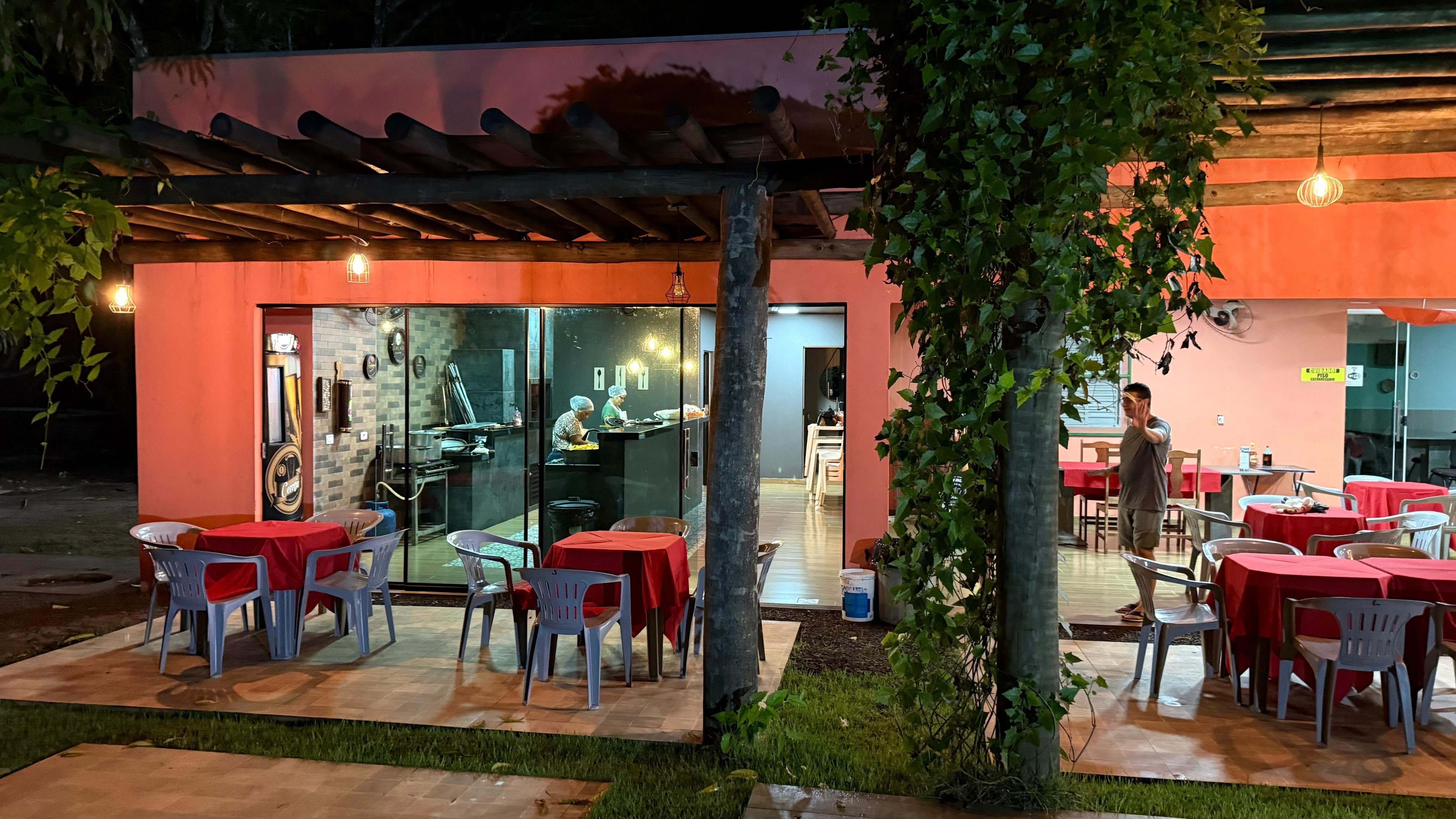 Espaço externo para eventos